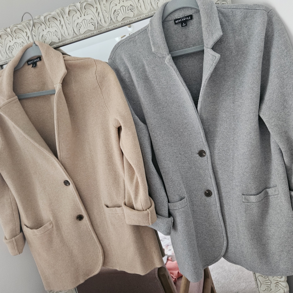 J. Crew Women's sweater Blazer - cardigans size large BOTH